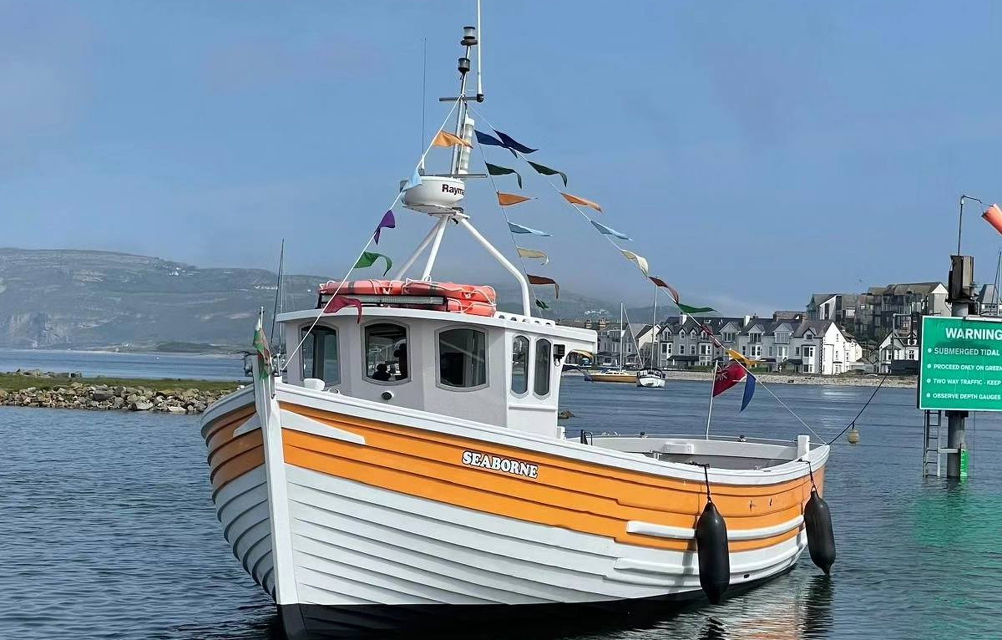Seaborne fishing boat
